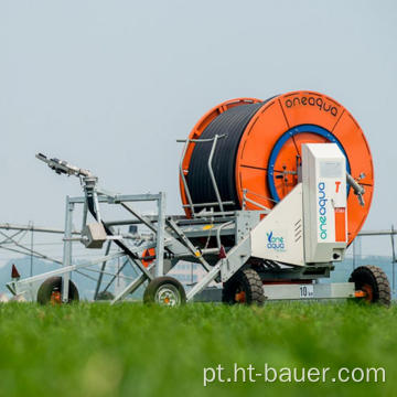 Sistema de irrigação do carretel de mangueira agrícola Austria Bauer